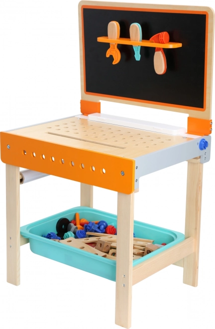 Table de travail en bois pliable pour enfants 2 en 1