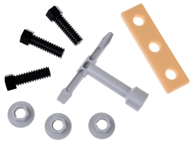 Grande trousse d'outils pour bricoleurs - perceuse, marteau et clé