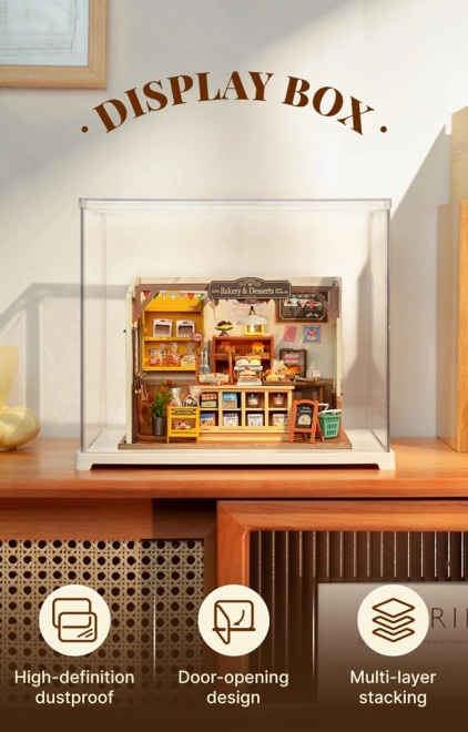 Vitrine RoboTime pour miniatures de maisons