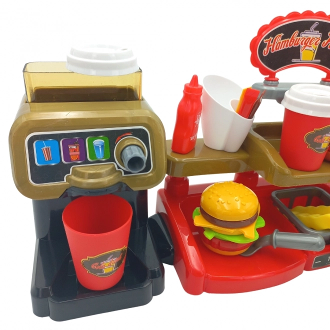 Fast Food XXL avec caisse et distributeur par WOOPIE