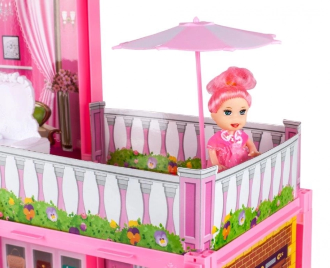 Villa pour poupées avec poupée à assembler