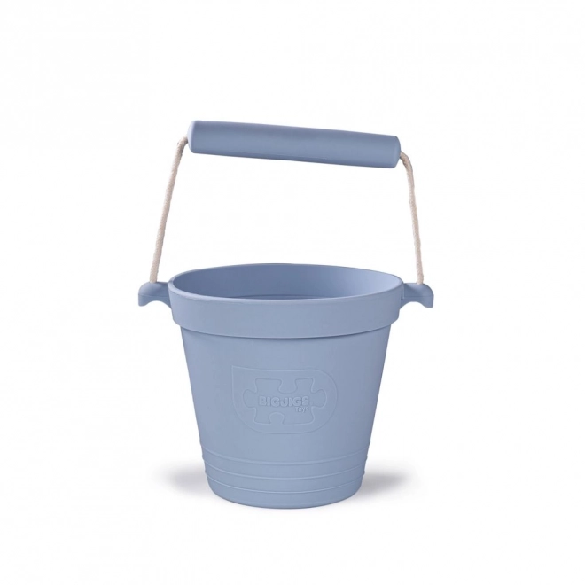 Bigjigs Toys Seau de plage gris clair