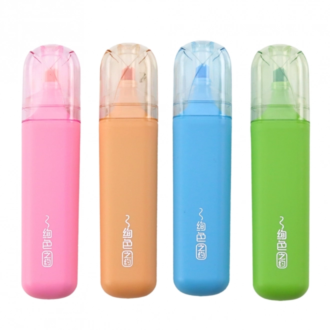 Ensemble de surligneurs colorés à double pointe, 4 pcs