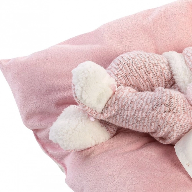 Llorens 73860 NOUVEAU-NÉ FILLE - poupée réaliste bébé avec corps en vinyle complet - 40 cm