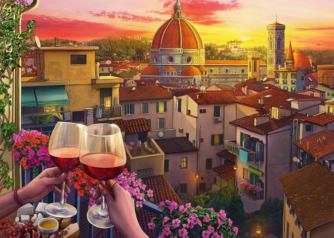 Ravensburger puzzle Lieux douillets : terrasse à Florence XXL 500 pièces