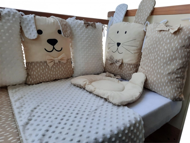 Ensemble de lit Sleep Guardian 12 pièces beige