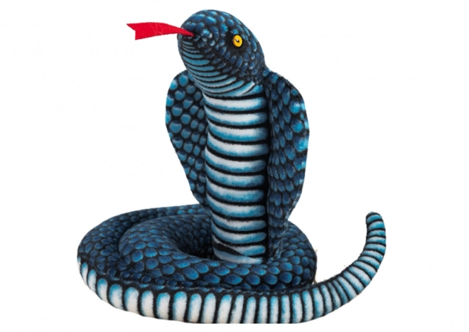 Cobra Royale Bleue en Peluche 100 cm Mascotte