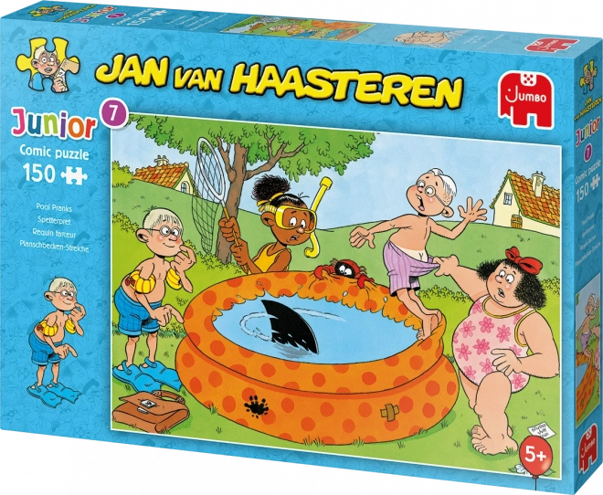 JUMBO Puzzle JvH Junior 7 : Farces au bord de la piscine 150 pièces