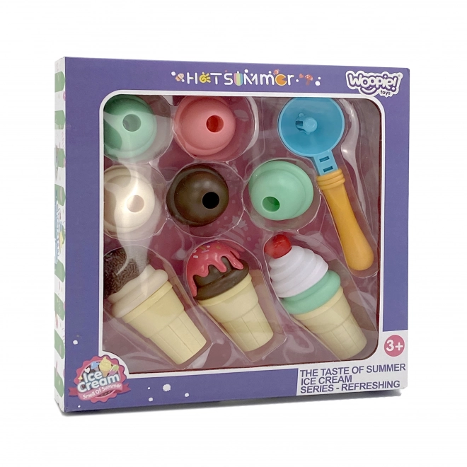 Ensemble de jeux de crème glacée Ice Cream Play Set 15 pcs