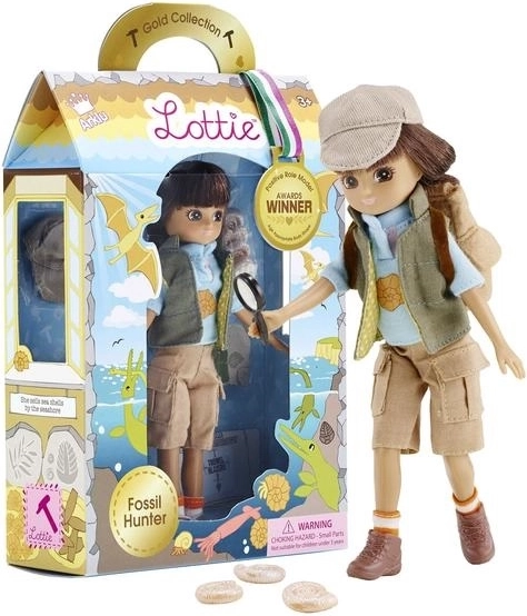 Poupée Lottie paléontologue