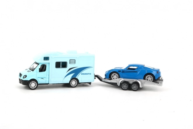 Petite voiture de course à inertie