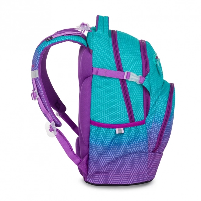 Sac à dos scolaire OXY Ombre bleu-rose
