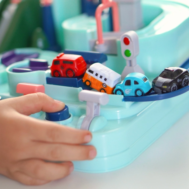Woopie Circuit de Voiture Interactif Aventures Aut