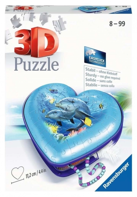 Ravensburger puzzle 3D Cœur Monde Sous-marin 54 pièces