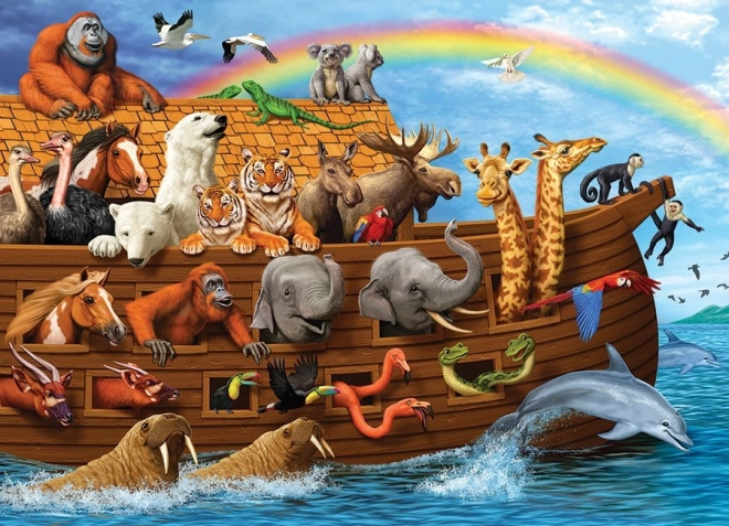 Puzzle familial COBBLE HILL – Voyage de l’Arche (350 pièces)