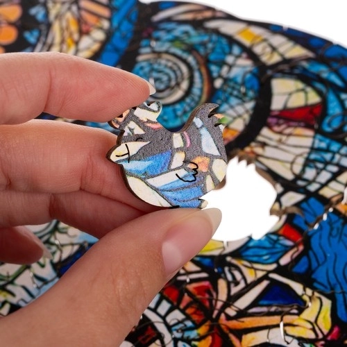 Puzzle en bois chouette Kruzzel