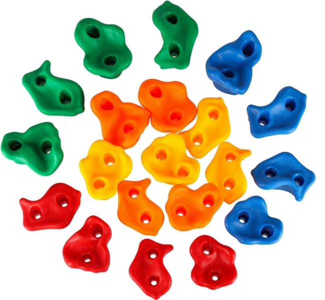 Prises d'escalade colorées pour enfants 20 pcs avec vis