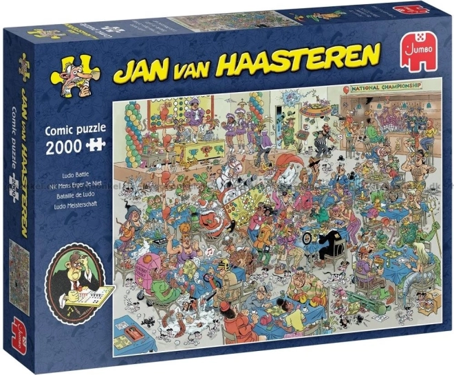 Puzzle JUMBO Mensch, ne t'énerve pas bataille 2000 pièces