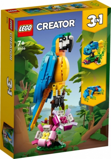 LEGO Creator 3 en 1 31136 Perroquet exotique