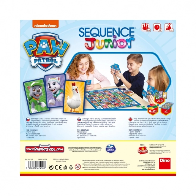SEQUENCE JUNIOR PAT'PATROUILLE Jeu pour enfants