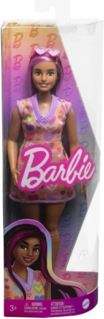Barbie Fashionistas poupée en robe à cœurs