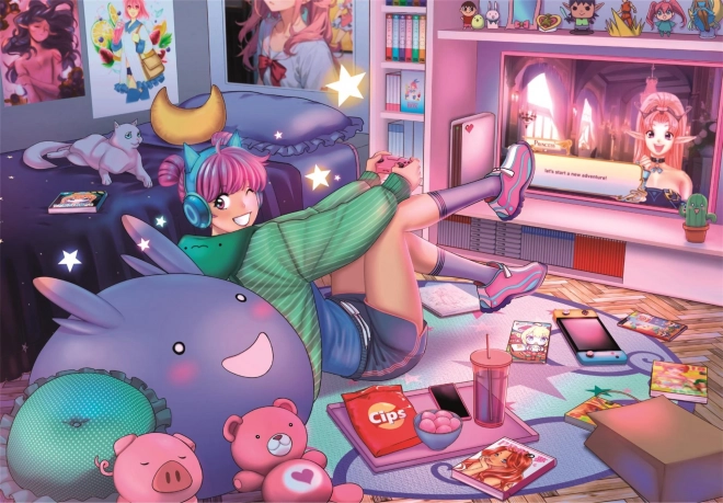 Clementoni puzzle Passionnés de jeux 300 pièces