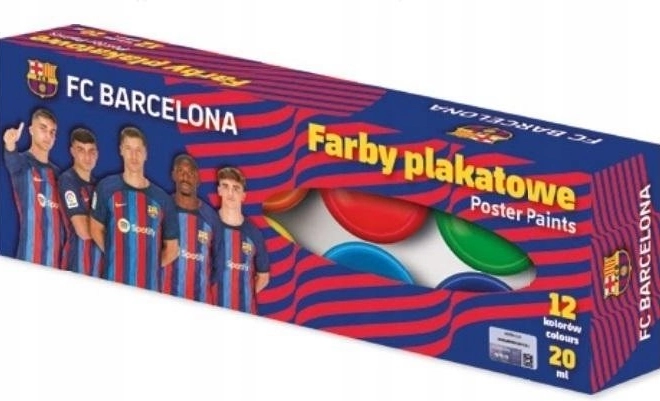 Gouaches ASTRA FC BARCELONE 12×20 ml