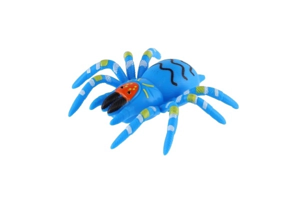 Araignée grimpante en plastique sur verre 8cm 3 couleurs sur carte
