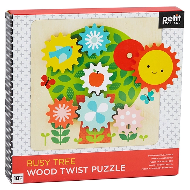 Puzzle Petit Collage engrenages arbre