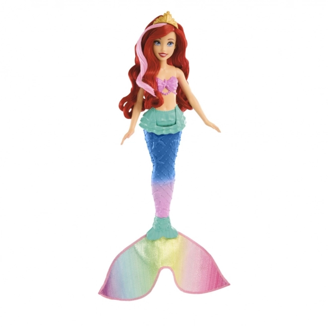 MATTEL Disney Princesse poupée Ariel petite sirène nage, change de couleur