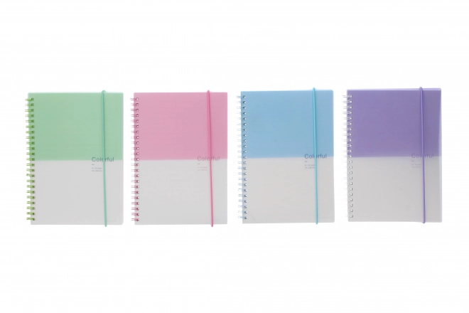 Cahier 14,8x21 cm - bicolore