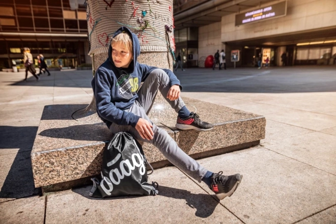 BAAGL Sac à chaussures Skate Noir