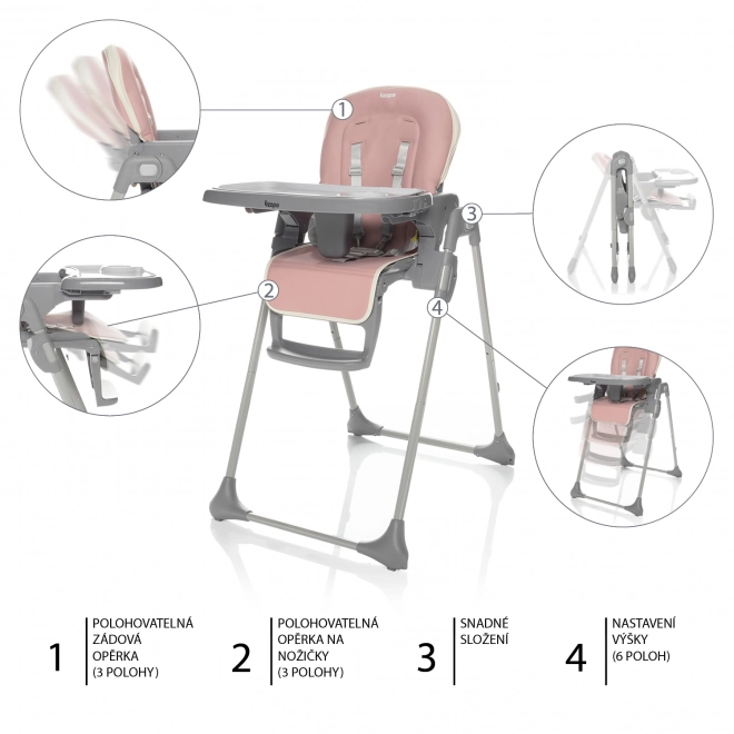 Chaise haute pour enfants Pocket, Misty Green
