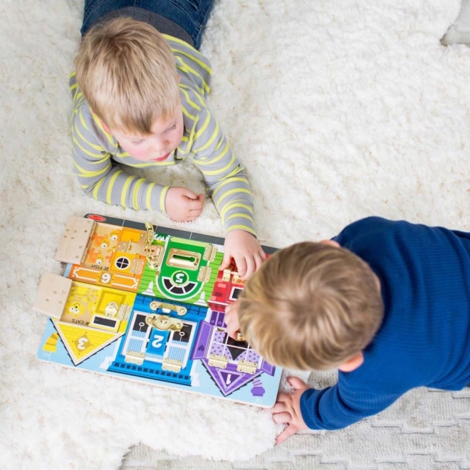 Serrures et panneau de sécurité Melissa and Doug