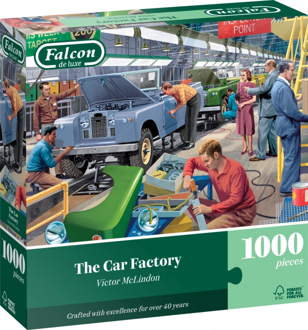 Puzzle Usine Automobile 1000 pièces