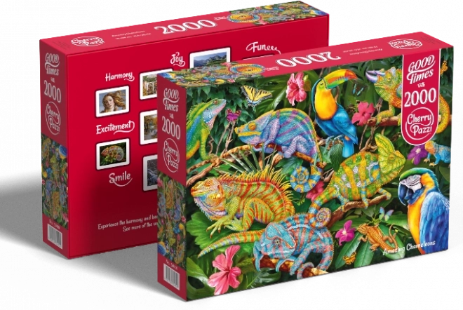 Puzzle Incroyables Caméléons 2000 pièces