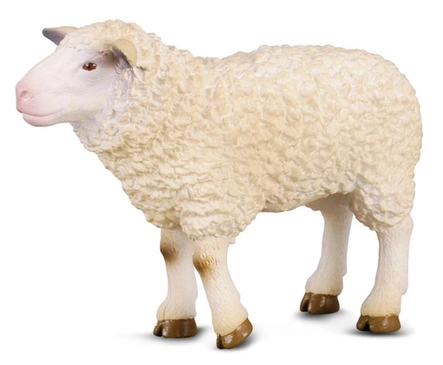 Figurine en plastique mouton
