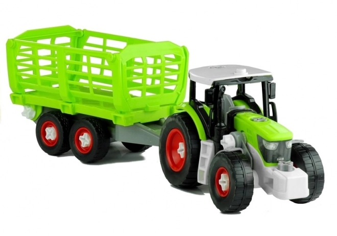 Tracteur démontable avec remorque 43 cm