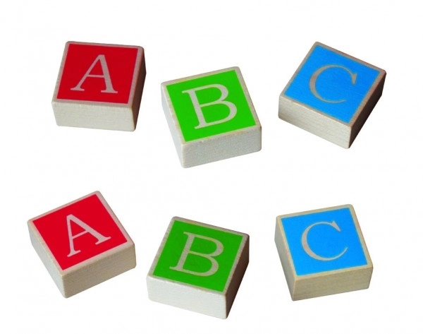 Alphabet en bois - 60 pièces