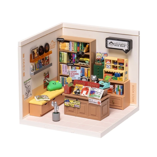 RoboTime miniature maisonnette Librairie fascinante