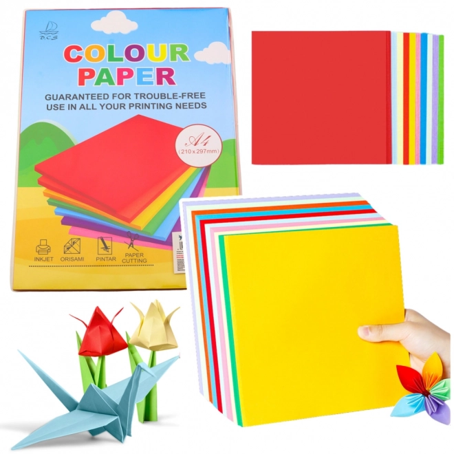 Papier A4 coloré pour impression et travaux manuels