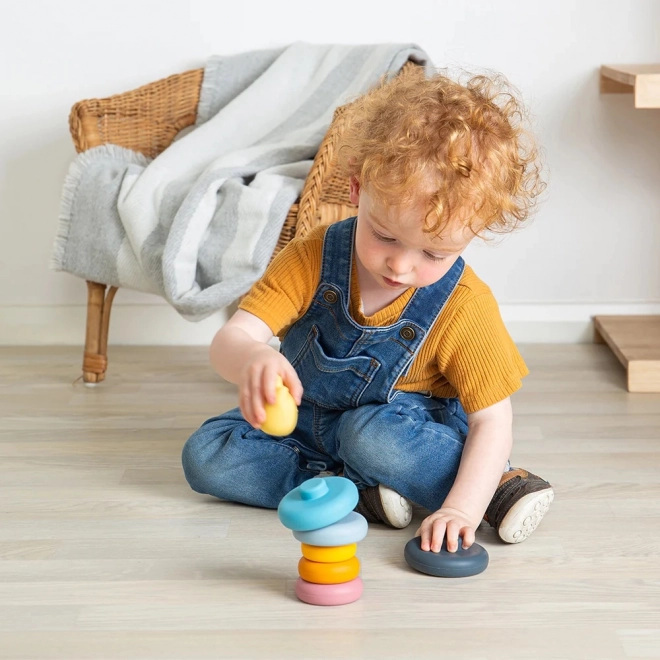Jouet empilable en silicone en forme de chat
