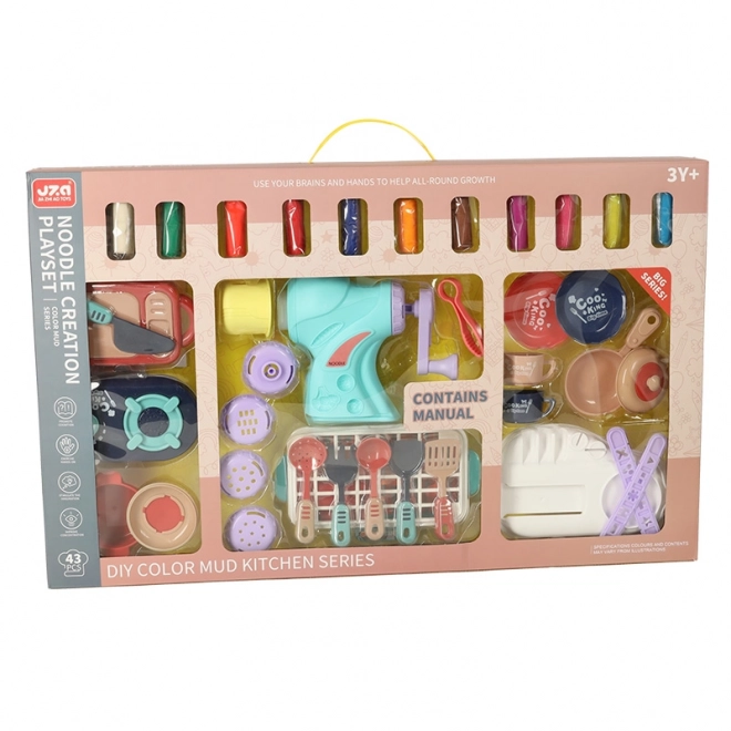 Ensemble créatif de pâte à modeler pour pâtes 44 pièces