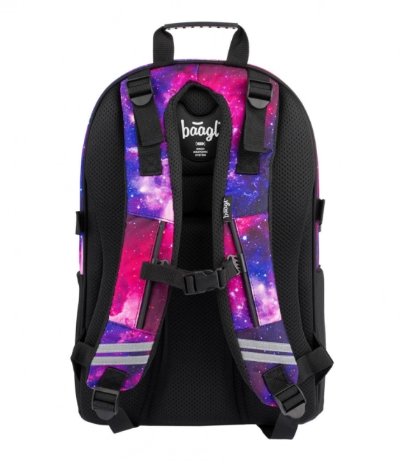 BAAGL 3 SET Skate Galaxy : sac à dos, trousse, sac