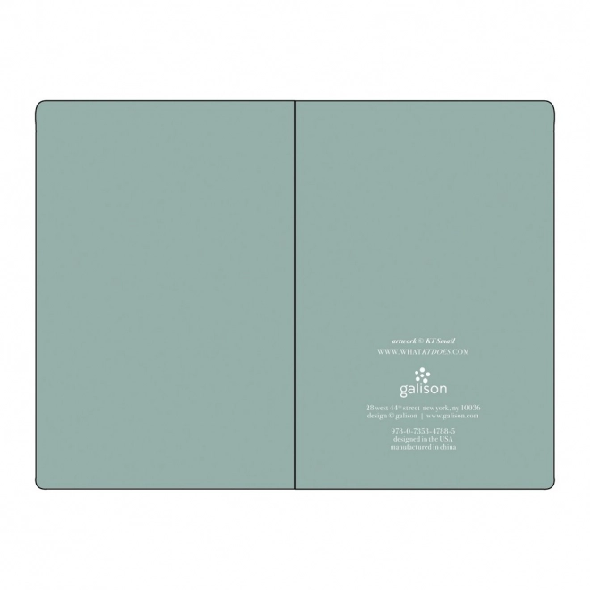 Galison Ensemble de mini-carnets avec pétales peints 2 pcs