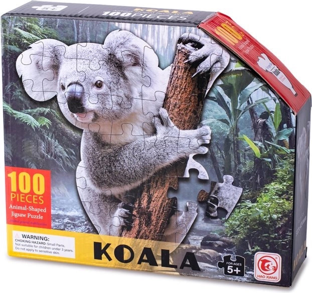 puzzle contour koala 100 pièces