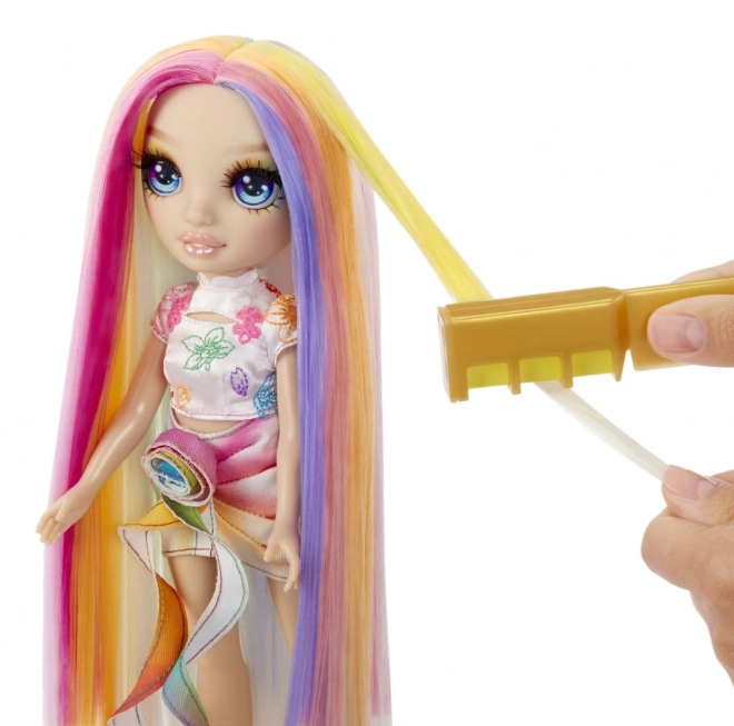Poupée Rainbow High avec craies pour cheveux