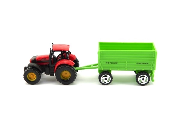 Tracteur avec remorque 16 cm