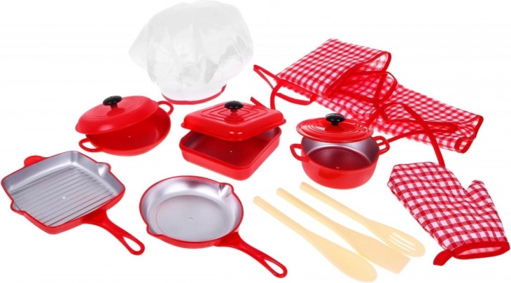 Casseroles et poêles en métal pour un jeu réaliste