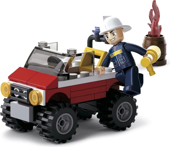 Sluban Jeep de pompiers – jeu de construction